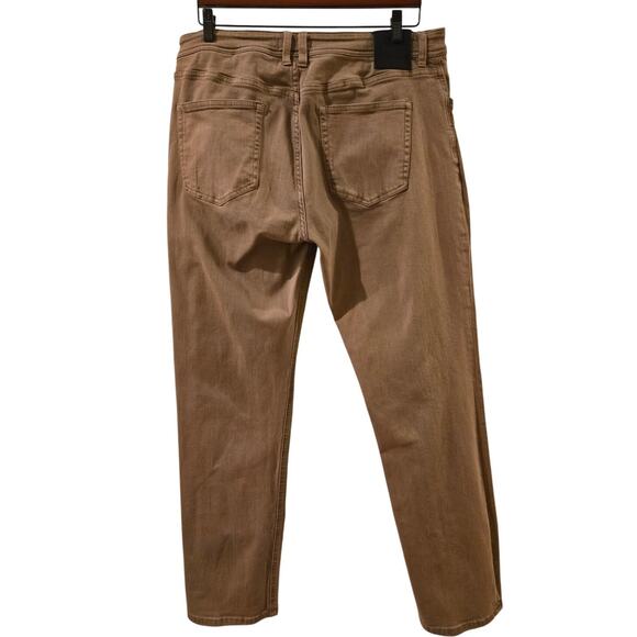 BlankNYC 38 x 33 Wooster Straight Leg Jeans Brown - Picture 3 of 9